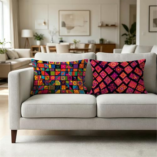 Fundas para cojines 70 x 50 modernos de terraza y sofá exterior e interior 2