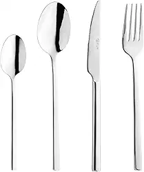 WOLFF Faqueiro 24 Peças de Aço Inox Firenze - Jogos de Talheres - Mesa Posta - Utensílios de Cozinha, Enxoval, Casamento, Decoração