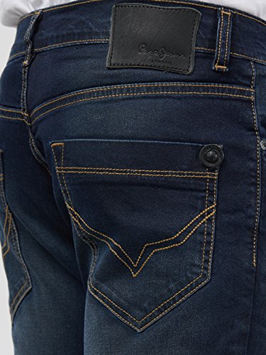 Image of Pepe Mens 5 Pocket Whiskered Effect Jeans