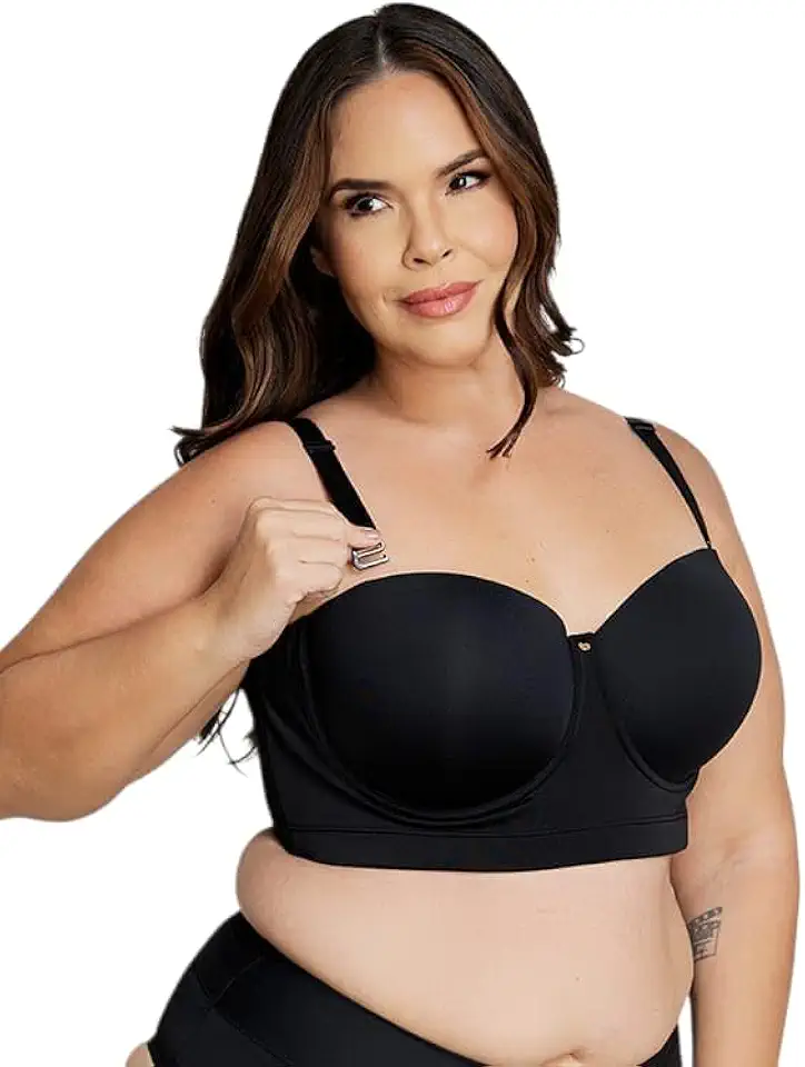 Sutiã Plus Size Super Reforçado Tomara que Caia Power Nayane Rodrigues