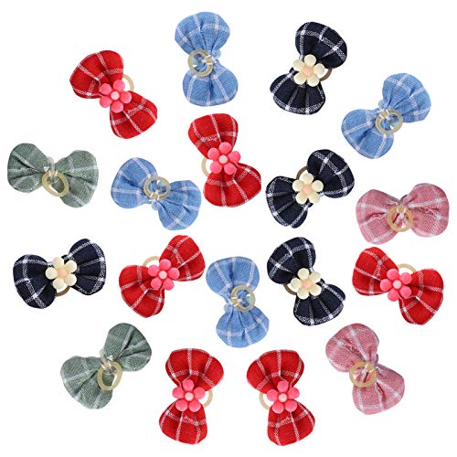 KTM Healthcare® Dog Bows, Pet Headwear Cute Bowknot Pet Grooming Products for Cats Dogs