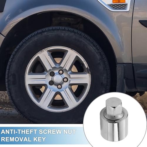 Image of Car Wheel Lock Lugnut Type U Anti-theft Screw Nut Removal Key Socket for Land Rover Range Rover Evoque Freelander