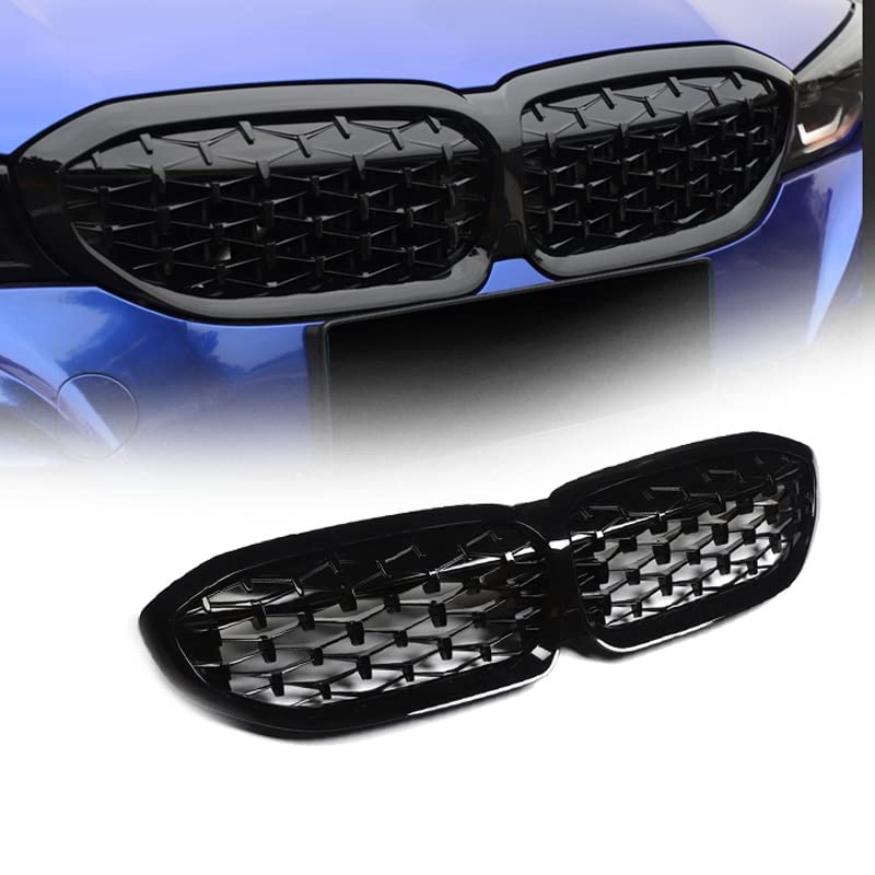 Grille pare-chocs avant diamant pour remplacer calandre BMW
