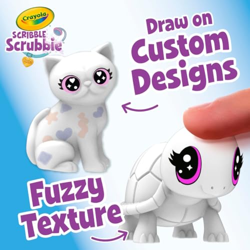 Crayola Scribble Scrubbie Pets Spray Boutique, Airbrush Art Set for Kids, DIY Crafts for Toddlers, Kids Toys, Gifts for Girls & Boys, Ages 3+ - image 3