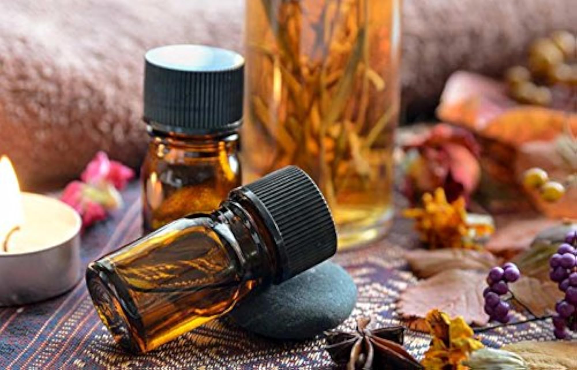 100ml Jasmine & Strawberry Aroma Essential Oil Set