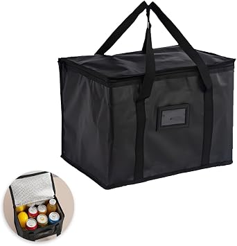 Food Delivery Bag, 40L Insulated Thermal Bag 43 * 30 * 31 CM
