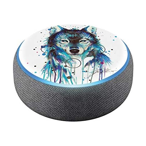 Pixie Cold Matte Vinyl Sticker for Echo Dot Cover