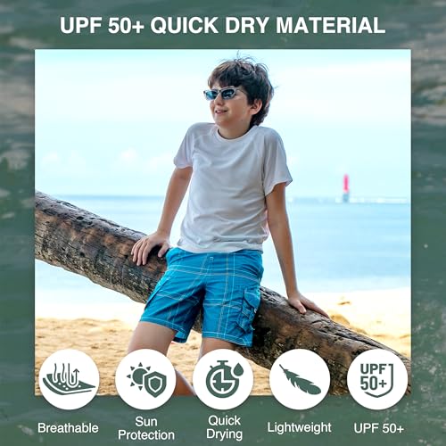 Image of Kanu Surf Boys' Paradise Floral Swim Trunk
