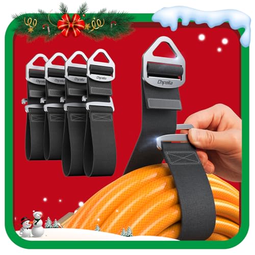 Stocking Stuffers for Men 2025, One Hand Operate [1s Tighten by Gravity] Extension Cord Holder Organizer, Hose Rope Storage Straps, Garage Organization Gadgets Tools, Christmas Gifts for Adults