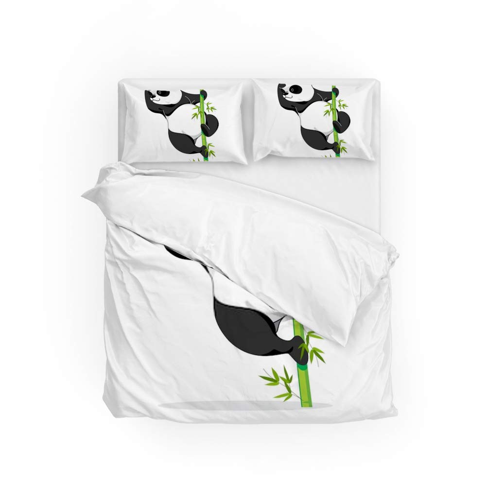 Housse de couette ultra douce CHEHONG anti-plis pour literie d'hôtel et maison