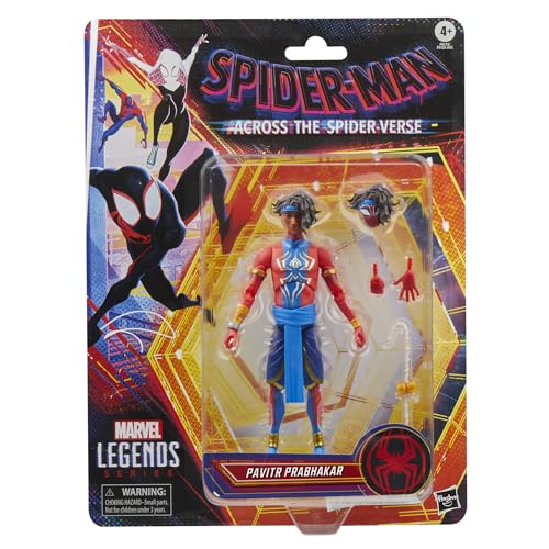 Marvel F9172 Legends Series Pavitr Prabhakar, Spider-Man: Across The Spider-Verse Collectible 6 Inch Action Figure thumb #1