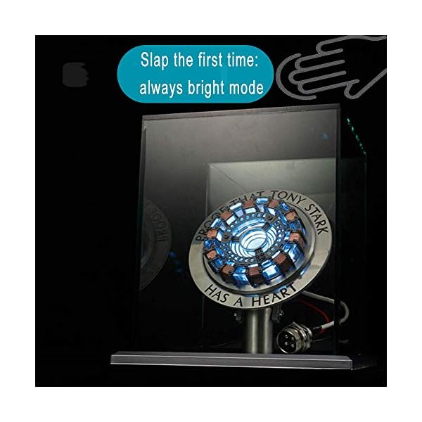 New Version 1:1 Iron Man Arc Reactor MK1,with LED Light, Tony Stark has a Heart Touch Sensitive, No Remote Control… – Bild 4