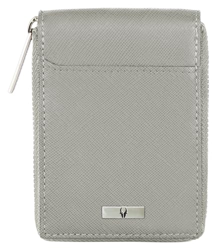 Image of WildHorn Rfid Protected Leather Wallet For Men,Grey