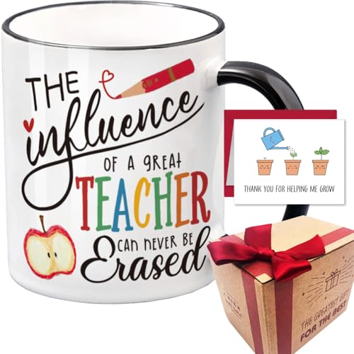 SUUURA-OO Teacher Appreciation Gifts for Women, Teacher Mug, Teachers Graduation Back to School...