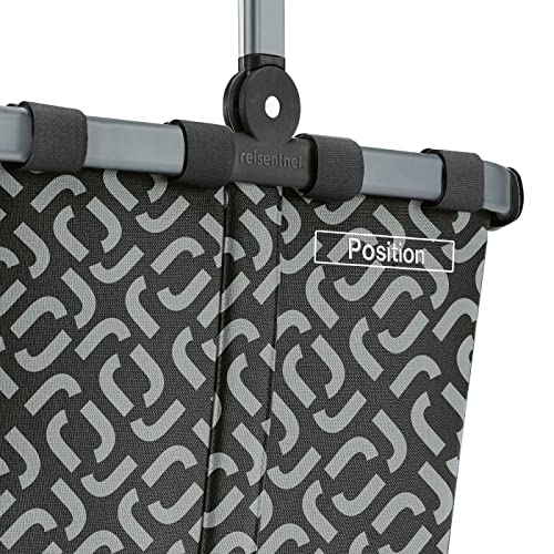 reisenthel carrybag in Signature Schwarz – Stabiler Einkaufskorb mit viel Stauraum und praktischer Innentasche… – Ansicht 6