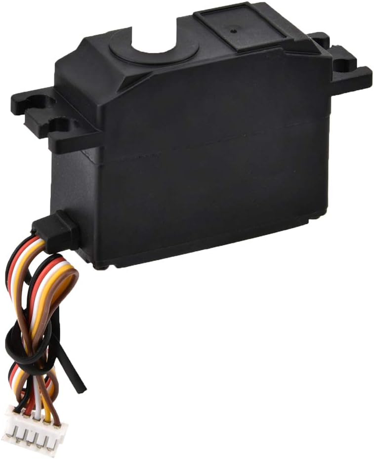 REMO 5 Wire Servo E9831, RC Car Servo for Truggy Short Course 1631 1651 1621, Durable 5 Wire Servo with Compact Design, Easy to Install RC Car Spare Parts for 1/16 SCA