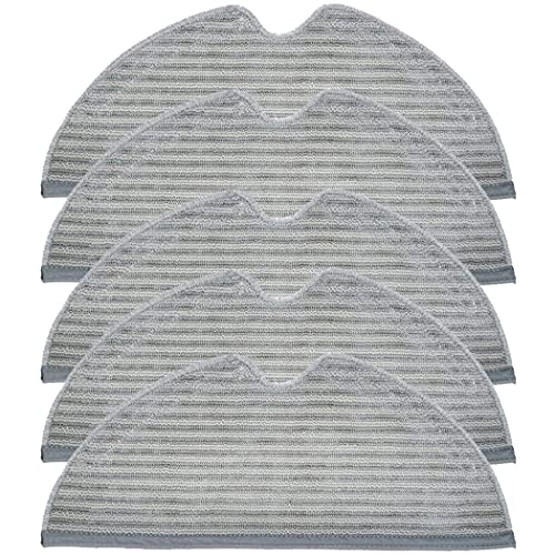 Odashen 5 Pcs Mop Cloth Accessories for Xiaomi Mijia 1C / STYTJ01ZHM Vacuum Cleaner or for Dreame F9 D9 Water Tank