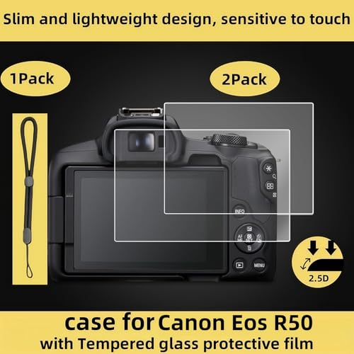 Funda de silicona para cámara Canon EOS R50 negro miniatura 5