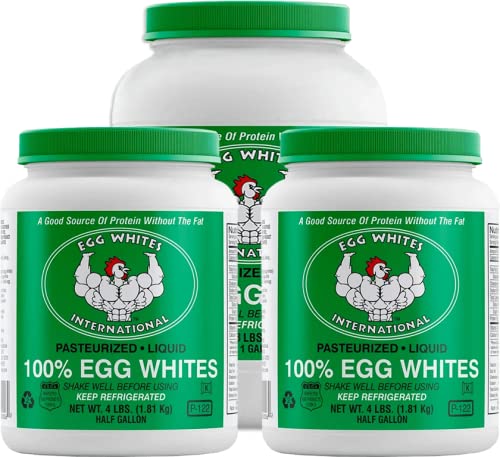 Liquid egg white protein for drinking, 100% cage-free
