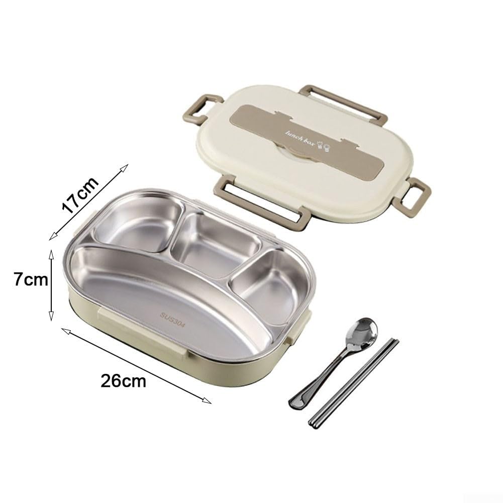 Fiambrera portátil de Acero Inoxidable con Sello Silicona Resistente for la Escuela y el Trabajo
