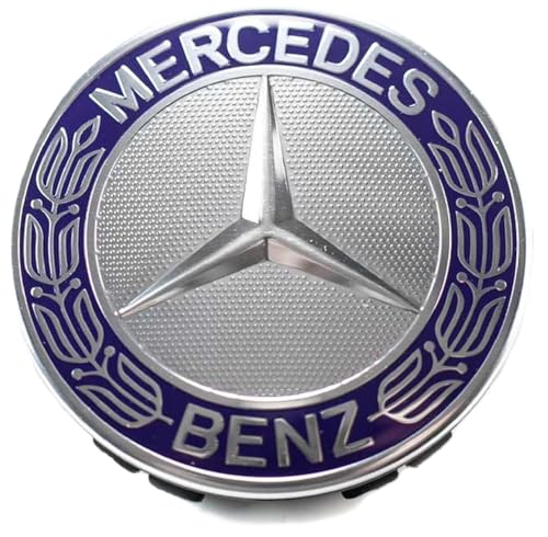 Mercedes Benz Center Hub Caps for Alloy Wheels (Set of 4)