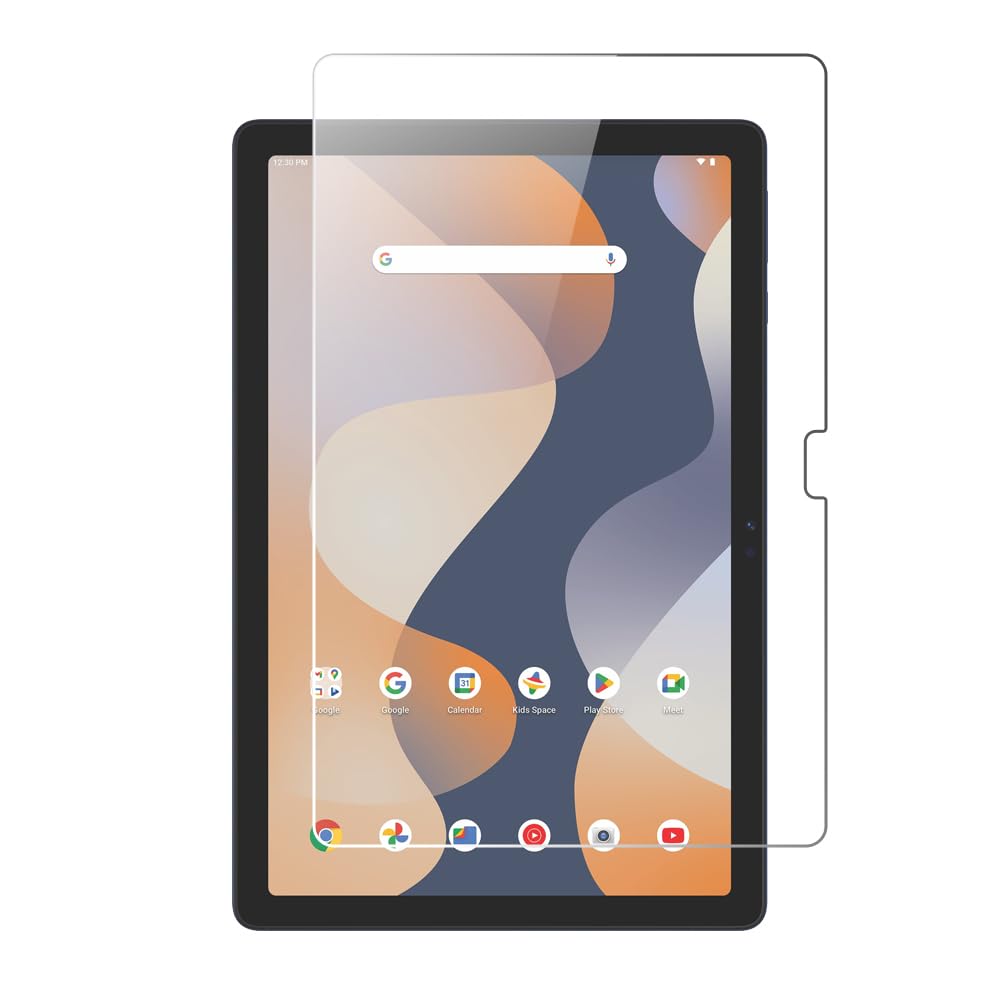 [Paquete de 2] Protector de pantalla de vidrio templado para Onn. 10.1/ Onn 10.1 Kids Tablet Gen 4 (modelo 2024) tableta de 10.1 pulgadas con vidrio protector 2.5D 9H HD sin burbujas, 5