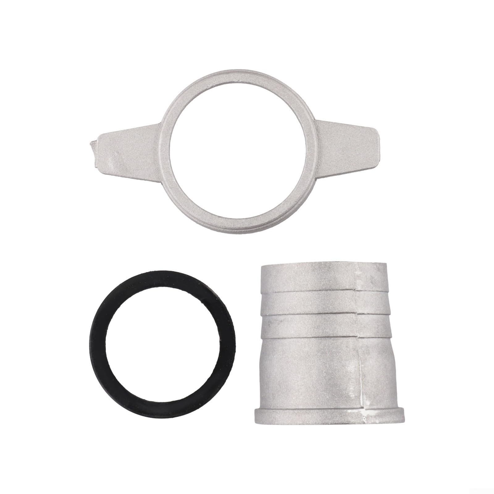 Heavy Duty Aluminum Water Pump Connector Pipe with Rubber Gasket Designed for Stable and Secure Connections for across Multiple Pipe Sizes (2 inch)