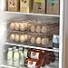 BPA Free Refrigerator Organizer Bins, Stackable Egg Holder, 18 Egg Tray