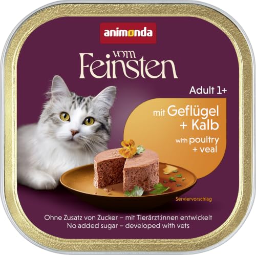 animonda Vom Feinsten Katzenfutter nass Adult Vielfalt (32 x 100 g)