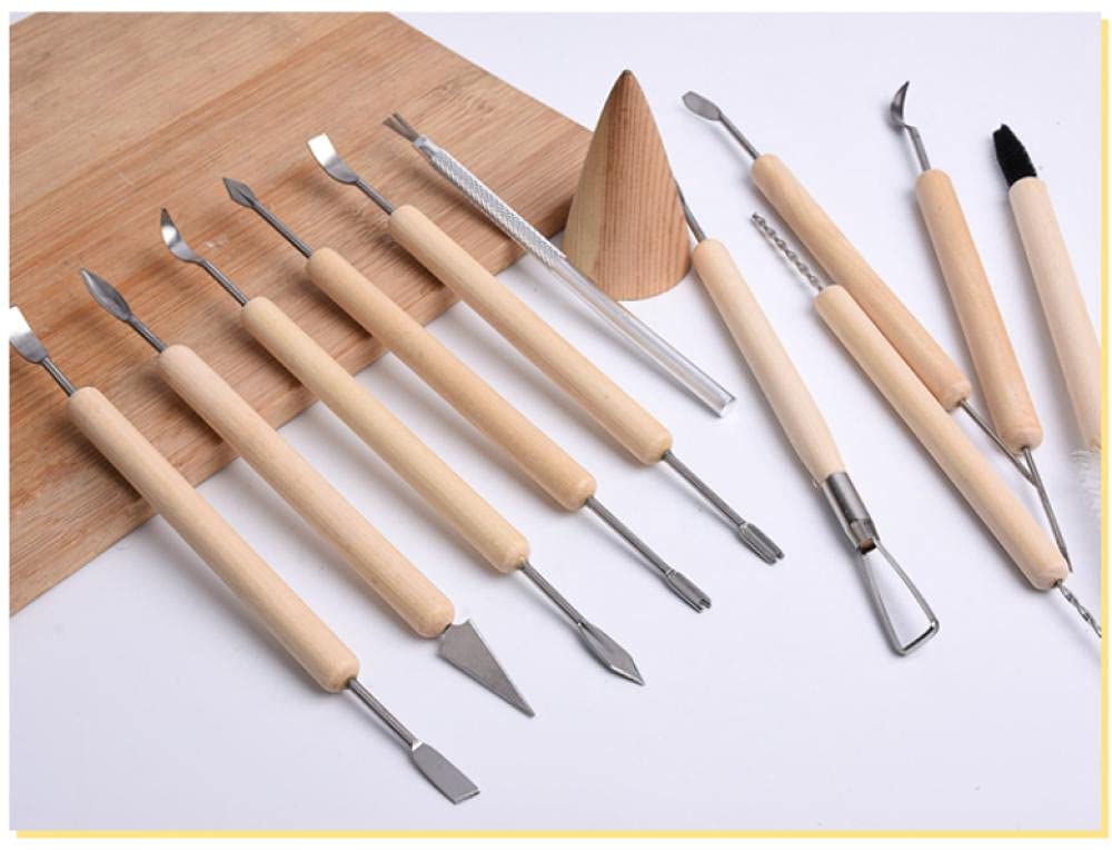 Narzędzia Rzeźbiarskie Dłuta Do Drewna Narzędzia Rzeźbiarskie Dłuto 11 Sztuk Ceramika Clay Rzeźba Wood Carving Narzędzie Zestaw Narzędzi Wood Modele Art Projekty Narzędzia Rzeźba Zestaw Szczegóły Dłut
