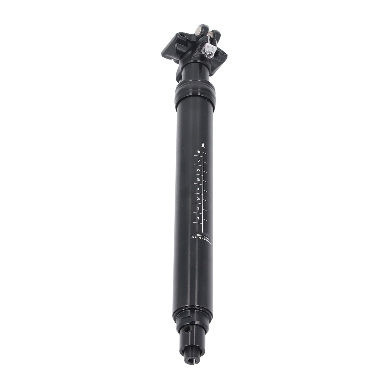Sztyca Rowerowa 31.6mm, Skok 100mm, z Prowadzeniem Wewnętrznym,