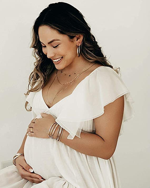 RWQIAN Mama Necklace for Women - Pendant Necklace Gifts for New Mom, Expecting Mom, First Mother's Day3