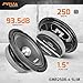 PRV AUDIO 2X 6MR250B-4 Slim Midrange 6.5
