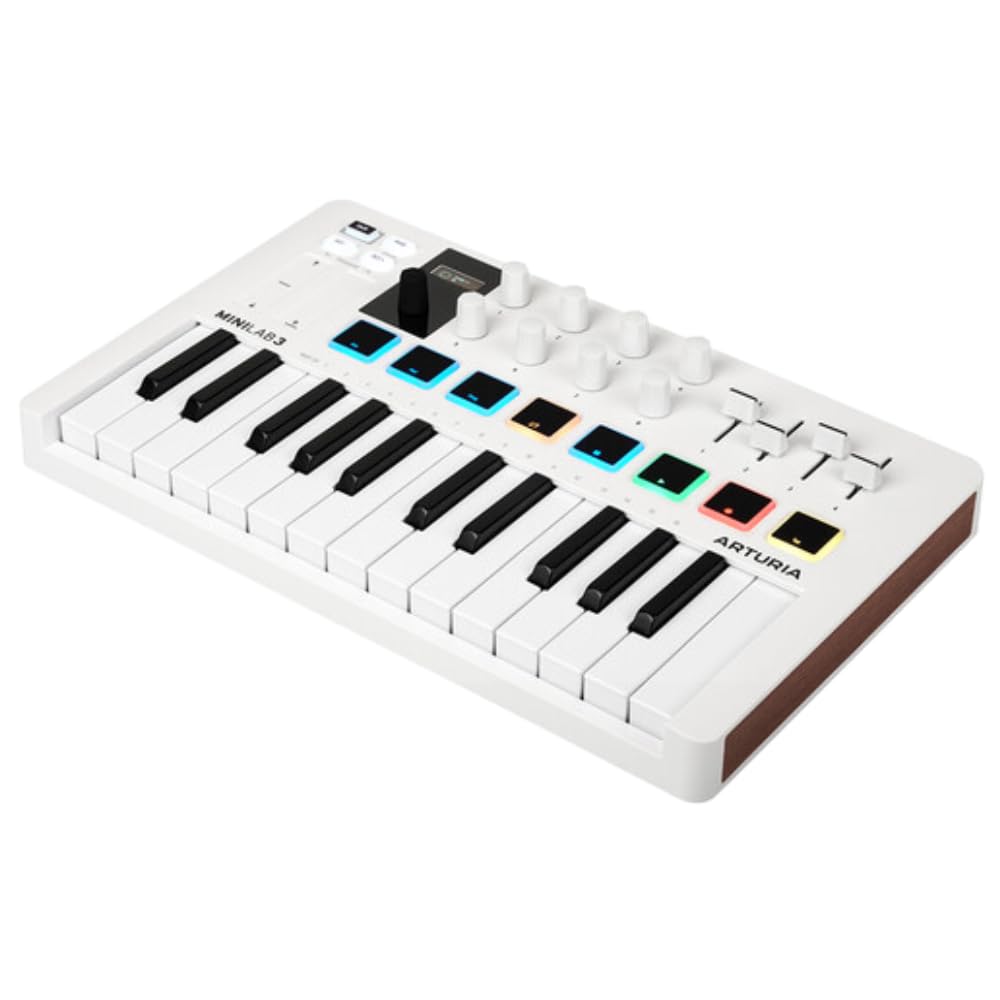 ARTURIA MiniLab 3 MIDIキーボード Amazon.com: Arturia MiniLab 3 — 25 Key USB MIDI Keyboard