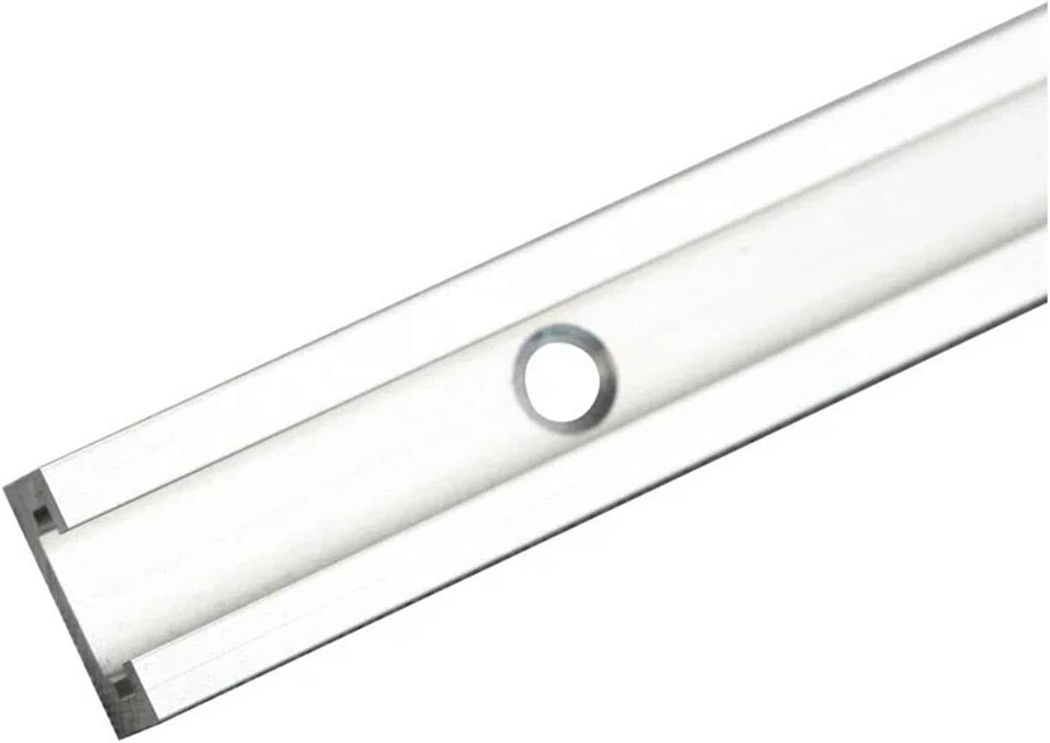 T-Track Aluminium Alloy T-Slot Slide Track Miter Rail for Woodworking Saw/Router Table Workbench Tools(1Pc 400mm T-track)