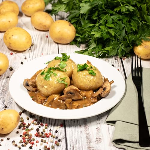 LOWER CARB KARTOFFELPRODUKTE KOMBI-SETS | stark kohlenhydratreduziert | kalorienreduziert | protein- und ballaststoffreich | bio (3x MINI-KLÖßE + 3x PÜREE)