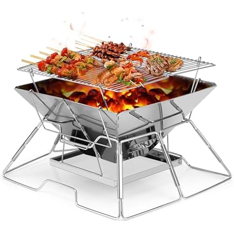 Portable Charcoal BBQ Grill for Camping Cover