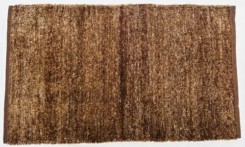 Image of House2Home Feather Cotton Blend Door Mat | 2Pc. Combo | 50x80cm | Side Binding - Available in 8 Colors (Camel)