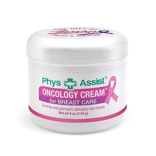 PhysAssist Crema Oncológica para el Cuidado de los Senos Alivia y Mima Delicadamente el tejido de la piel. 4 oz