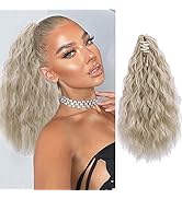 LE SECRET Ponytail Extension For Women Curly Fake Ponytail Clip in Claw Ponytail Hair Extension S...