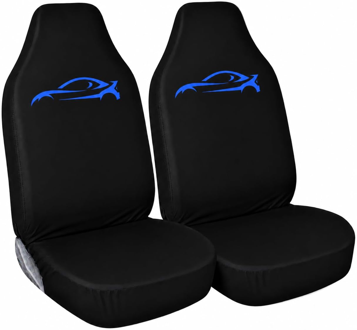 Hilux Logo - Front 4 * 4 Seat Covers - Heavy Duty & 100% Water Proof- Fits Toyota Hilux (Blue Logo)