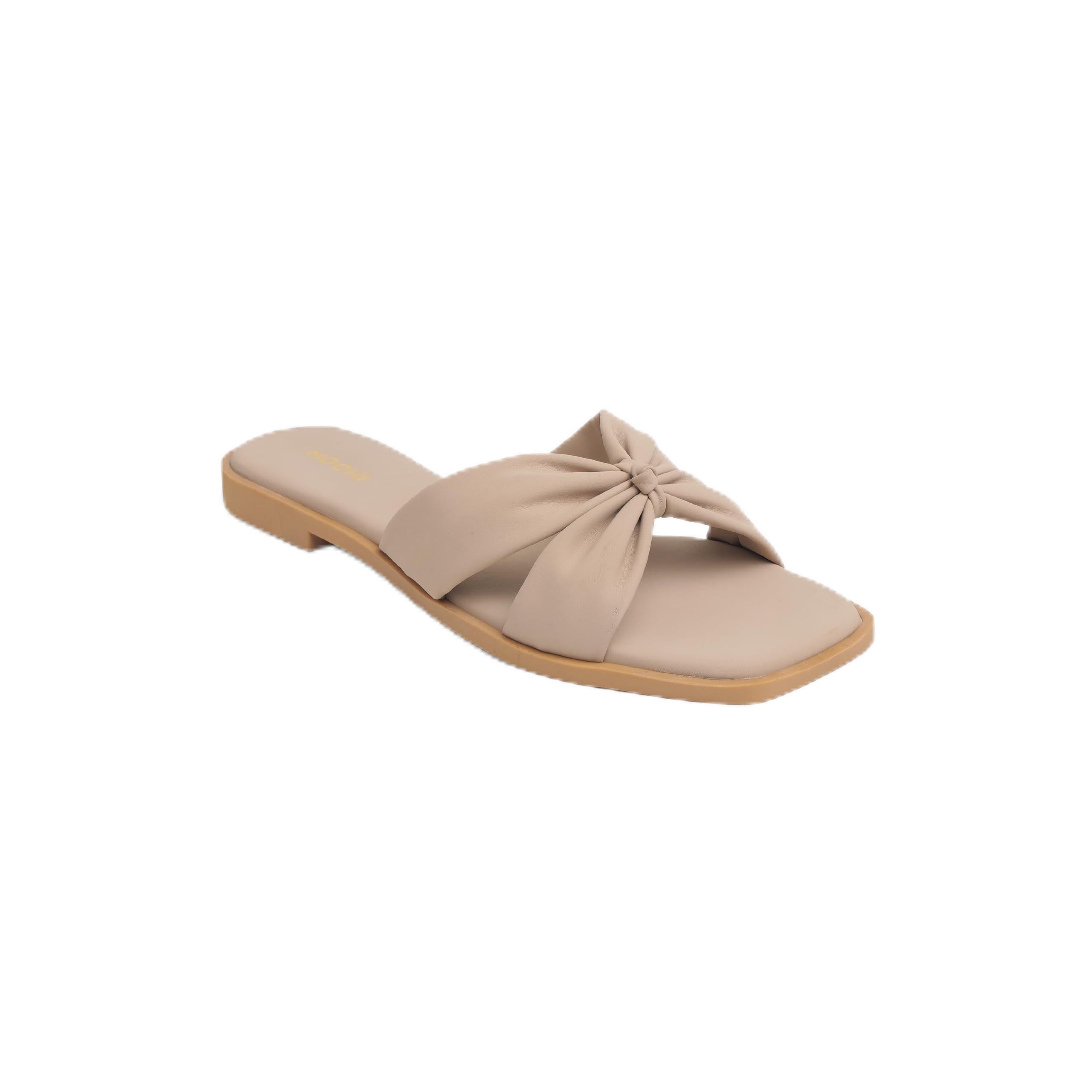 mochi Women's Black Slipper slide-picture-37