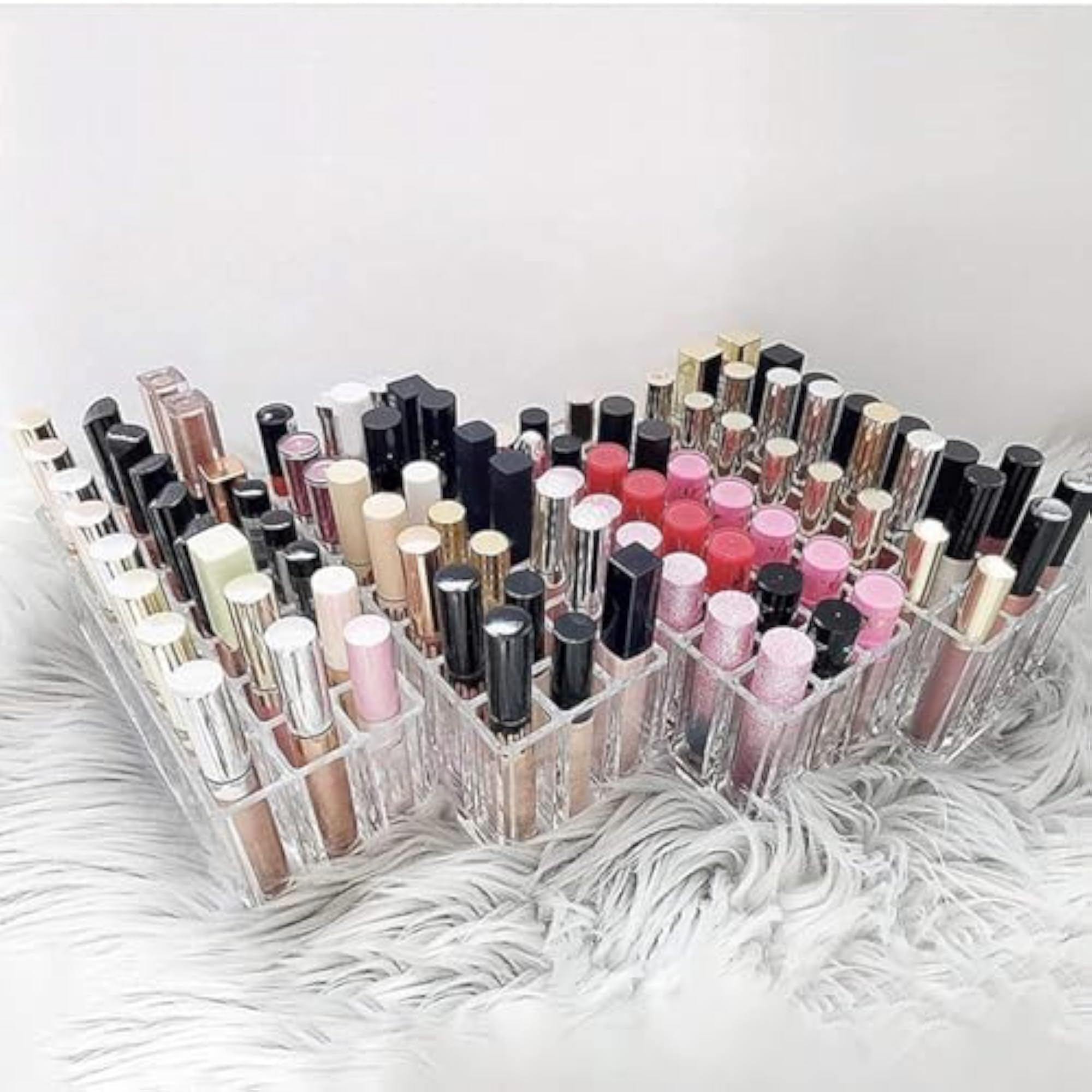 24 Slots Clear Lipstick Organizer for Vanity