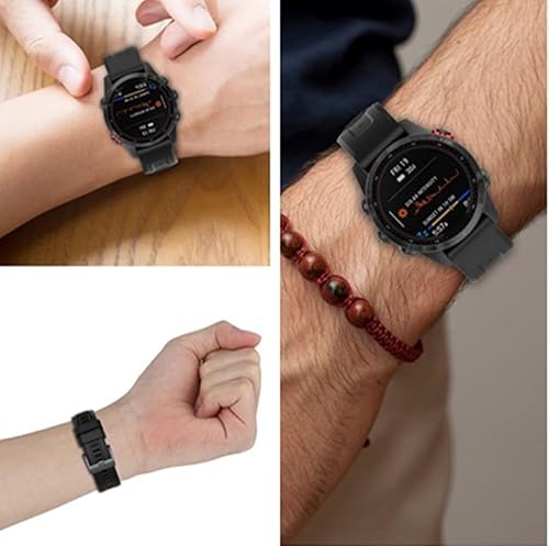 Miniatura 6 de Waekethy Correa de reloj para Garmin Quatix 7 Pro, Fenix 7Fenix 7 Pro, Fenix 6Fenix 6 Pro, Fenix 5Fenix 5 Plus, Forerunner 935945 0.866 in Banda de