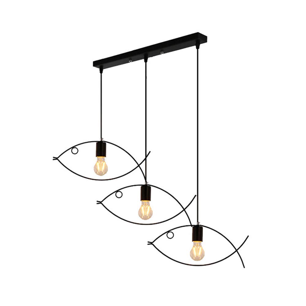 Lampada Sospensione Moderna Con Omini - Design Creativo In Ferro, Luce Regolabile, Per Sala Da Pranzo O Camera - E27, Vernice Forno, Nero - Foto 4