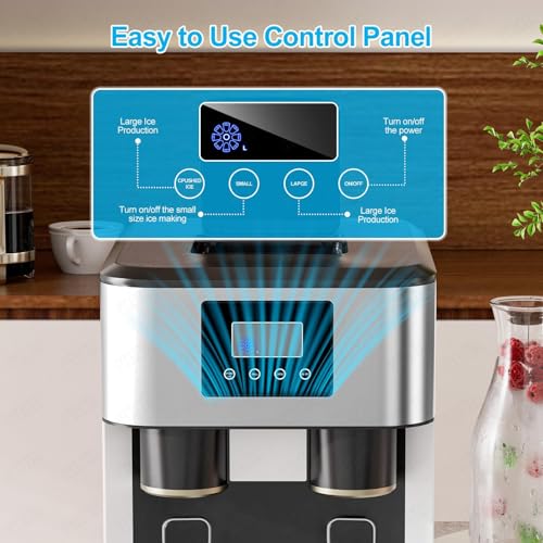 Máquina de hielo multifuncional 3 en 1 con dispensador de agua miniatura 4