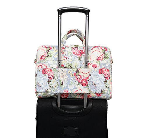 image for Canvaslove Big Rose Laptop Shoulder Bag with Rebound Bubble Protection