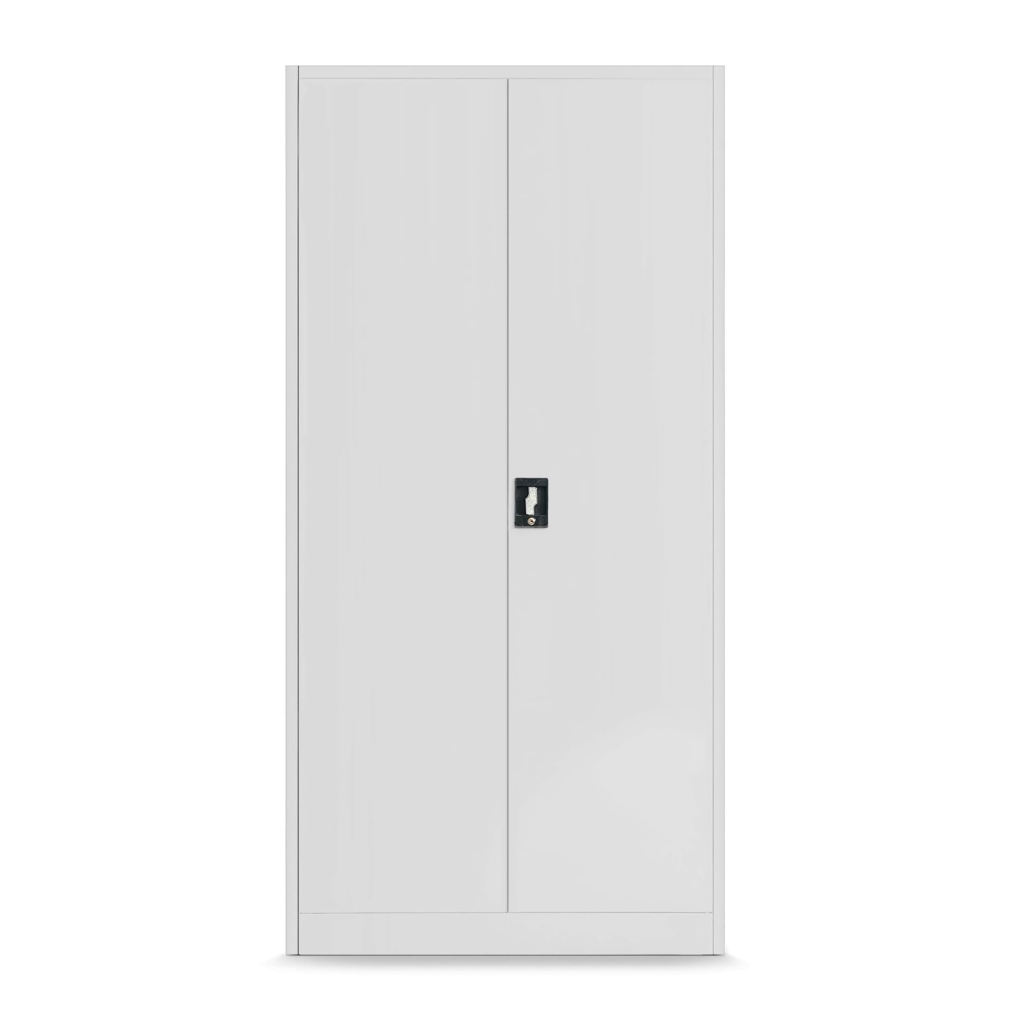 Jan Nowak Armario de Herramientas Metálico TC01A Armario para Taller Garage 4 estantes Pintura en Polvo Pared Trasera Perforada 185 cm x 92 cm x 50 cm Gris