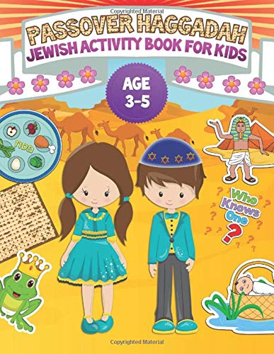 Passover Haggadah- Jewish Activity Book For Kids