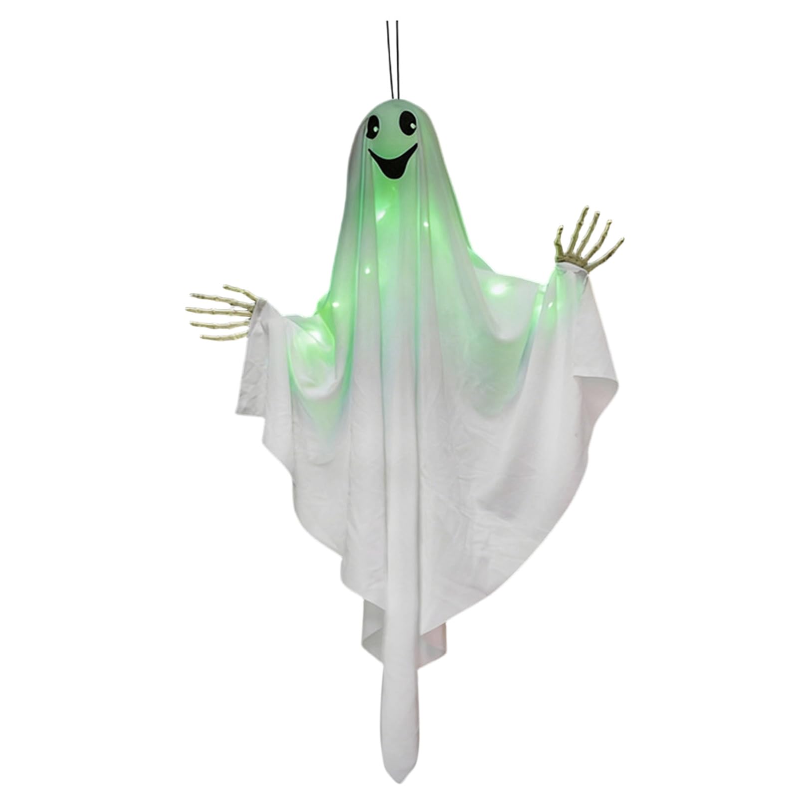 Whoasyst B Glow In Dark Specters Decorations Halloween Hangings Specters For Halloween User Friendly Plastics And Fabric Materials Hangings